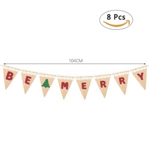 Joyeux Noël Nouvel An Bannière Croire Suspendus Bannière Drapeaux D'école à la Maison Fête Décoration Bannière - Product Image 3