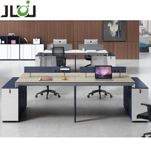 Muebles JUOU, Partición de oficina moderna, 2 personas, 4 personas, 6 personas, estación de trabajo de oficina, escritorio de trabajo para el personal - Product Image 2