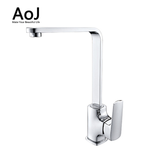 Simple blanco Popular <span class=keywords><strong>pintura</strong></span> en latón abajo grifo de cocina con caño giratorio - Product Image 4