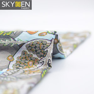 Skygen de encargo al por mayor de tejido liso de <span class=keywords><strong>Granada</strong></span> 100 algodón tejido hermosa tela de la ropa casual vestidos - Product Image 3