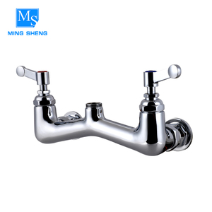 Chrome tratamiento dos manejar montaje en pared sus 304 profesional restaurante grifo de cocina con saque <span class=keywords><strong>aerosol</strong></span> - Product Image 3