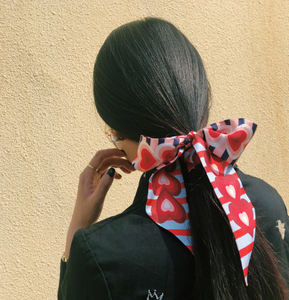 Custom Print High Quality Fashion Silk <strong>Scarf</strong> with Lovely Pattern High Fashion Accessory - Product Image 3