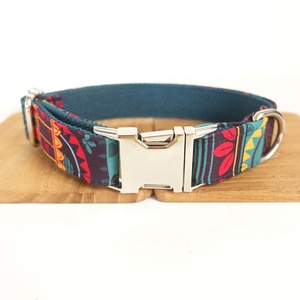 personalizado de alta calidad superior de lujo caminando <span class=keywords><strong>seguro</strong></span> personalizado collar de perro lleva correa con placa de nombre - Product Image 1