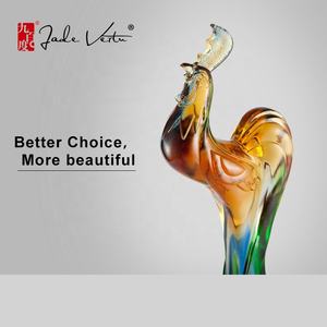 Trophée en cristal avec logo sculpté, prix de badminton, zodiaque chinois, coq, trophée patate de Verre, prix pour cérémonie, <span class=keywords><strong>pas</strong></span> <span class=keywords><strong>cher</strong></span> - Product Image 2