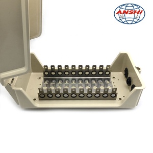 Caja de terminación de <span class=keywords><strong>cable</strong></span> de teléfono para exteriores, <span class=keywords><strong>100</strong></span> <span class=keywords><strong>pares</strong></span> de piezas de telecomunicaciones con módulo Krone LSA Plus para una fácil instalación - Product Image 2