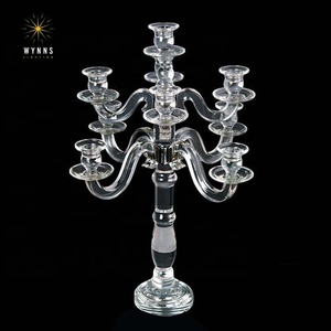 <span class=keywords><strong>Bougeoirs</strong></span> créatifs en cristal de verre romantique faits à la main, écologiques, pour la décoration de mariage, de fête à domicile, de la Saint-Valentin - Product Image 5