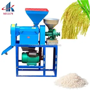 Commercial large capacity rubber-roller rice husker/rice mill