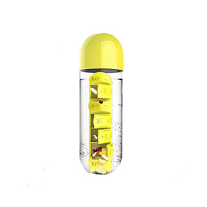 Shaker bouteille avec de stockage semaine pilule boîte bouteille d'eau - Product Image 3
