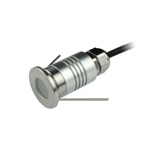 Vente flash : Mini <span class=keywords><strong>spot</strong></span> <span class=keywords><strong>LED</strong></span> encastré 1W, 12V 220V, IP65, étanche, pour <span class=keywords><strong>douche</strong></span>, salle de bain, plafond - Product Image 1