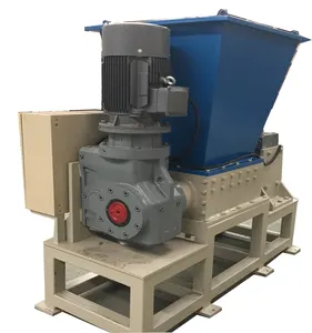 Triturador de trituração eficiente, dupla eixos, máquina/trituradora de resíduos da indústria, equipamento de trituração