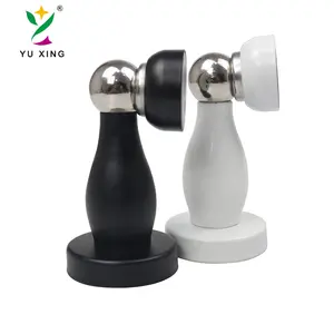 YUXING Strong Magnets Stainless Wall Metal Spring Door Stopper Magnetic For Sale