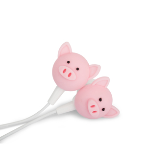 Top vente pas cher <span class=keywords><strong>dessin</strong></span> animé mignon écouteurs écouteurs en forme de cochon pour enfants cadeau - Product Image 3