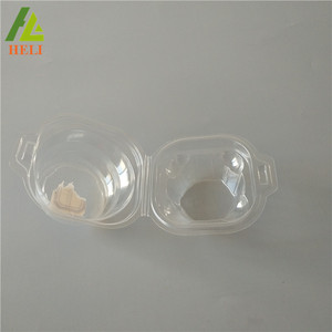 Hot Sale HACCP Certified Professional Disposable PET Clamshell Plastic <strong>Individual</strong> <strong>Cupcake</strong> Holder <strong>Box</strong> for Sandwich Sushi Serving - Product Image 5