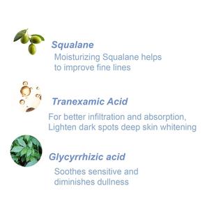 Crema hidratante de escualano con ácido tranexámico Peel aclarante facial para piel seca Cuidado de manos y nariz - Product Image 4