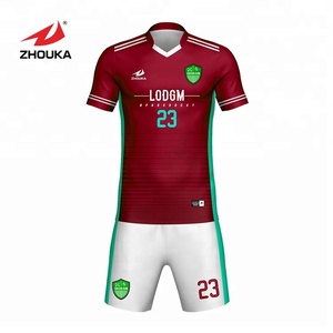 2019 fashion soccer jersey customize team or club printing team name and player name - Product Image 1