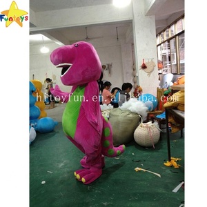 Funtoys CE-Costume de Barney pour adultes, costume de mascotte en peluche <span class=keywords><strong>Dinasor</strong></span>, location - Product Image 4