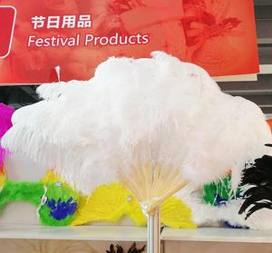 Quạt Trang Trí Quạt Lông Đà Điểu Đen Cho Chương Trình Burlesque - Product Image 3