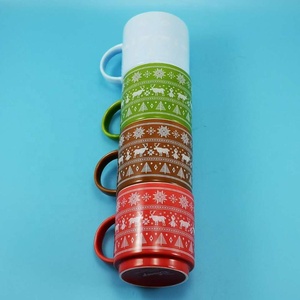 Cốc Cà Phê Có Thể Xếp Chồng Theo Yêu Cầu Giáng Sinh Được Chứng Nhận FAMA Bán Trực Tiếp Từ Nhà Máy - Product Image 3