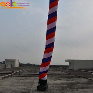 Palo <span class=keywords><strong>da</strong></span> Barbiere Gonfiabile Alto 6m Colorato Ballerino Pubblicitario ad Aria in Vendita - Product Image 6