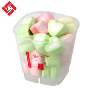Biodegradable de fondo grueso de postre de plástico bebida fría de hielo <span class=keywords><strong>Crema</strong></span> para gelatina con tapas - Product Image 3