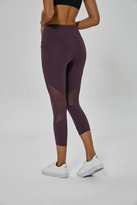Mujeres Nuevo estilo Mujeres Spandex Booty Leggings Verano 3 cuartos Pantalones para mujeres - Product Image 3