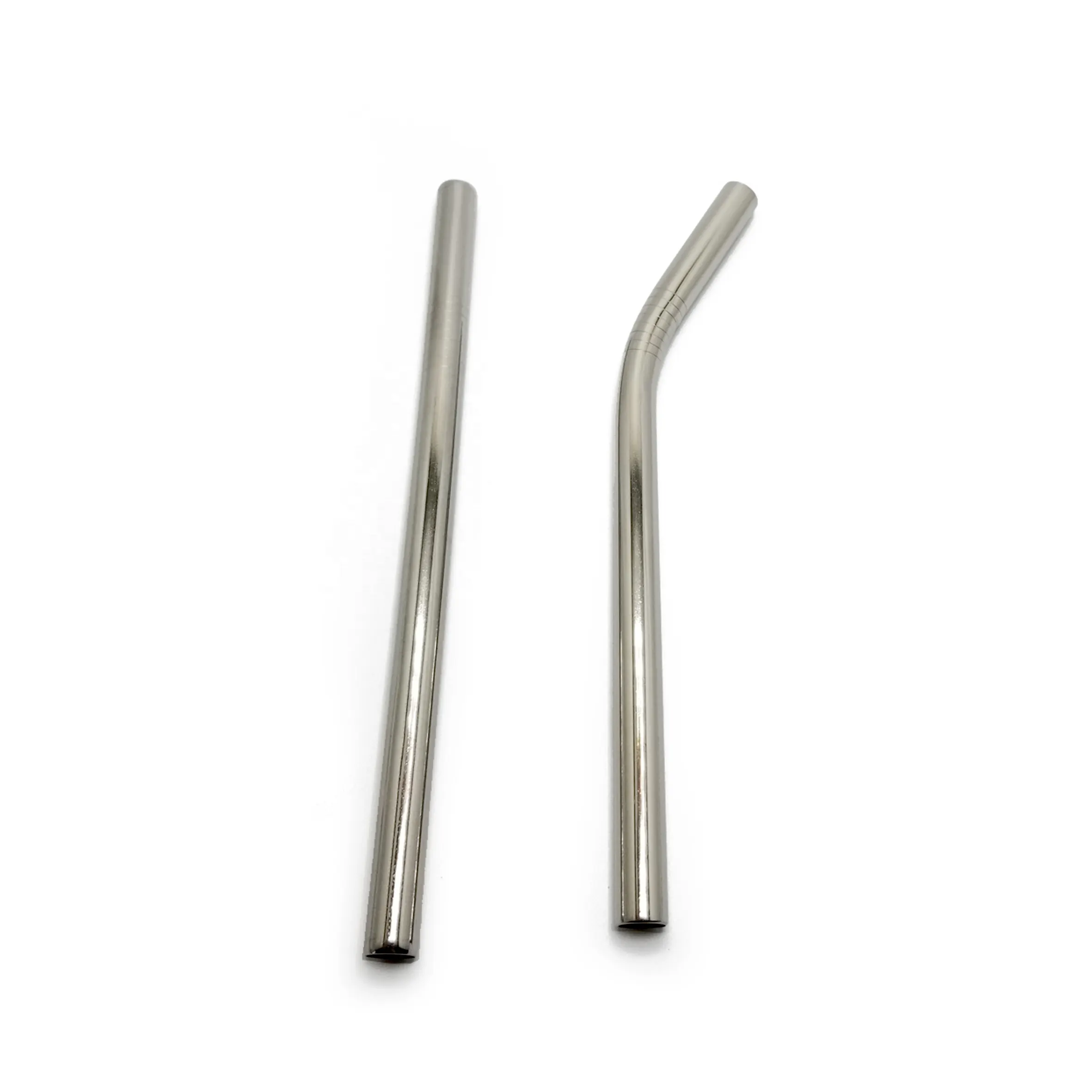 Environmental high quality reusable stainless steel 12*215mm drinking straw