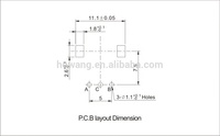 Encodeur rotatif supplémentaires F11E de 11mm, codeur précis Horizontal avec option de commutation momentané