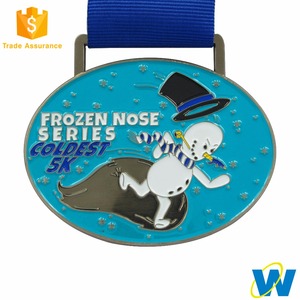 Fabricant Personnalisé En Métal 5 <span class=keywords><strong>K</strong></span> En Cours D'exécution Sport Prix Médaille de Ruban - Product Image 3