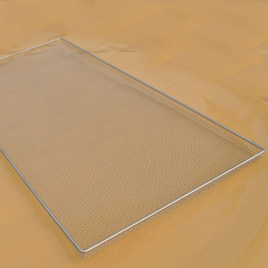 Bandeja de acero inoxidable para hornear, horno de tamaño personalizado, malla de alambre SS, sartenes para asar carne - Product Image 5