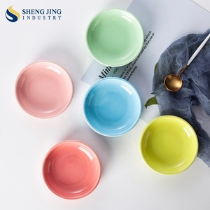 Cuenco pequeño de cerámica esmaltado para salsa de soja, minicuenco de Color para restaurante, precio al por mayor - Product Image 1