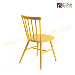 De aluminio Silla de comedor retro acabado windsor bistro visitante sillas para <span class=keywords><strong>contrato</strong></span> comedor uso - Product Image 5