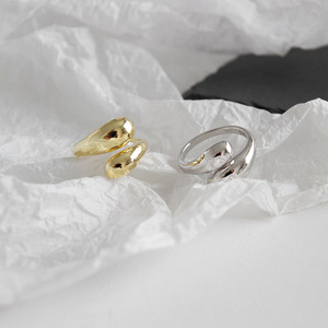 Anillos en forma de serpiente de superficie lisa de plata pura de moda al por mayor en <span class=keywords><strong>stock</strong></span> - Product Image 3