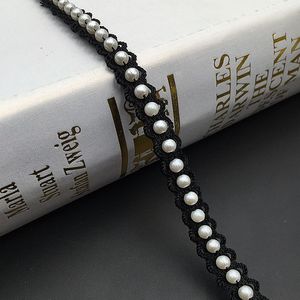 Multicolor DIY Accessories Elastic Belt Beaded <strong>Lace</strong> Handmade Pearl Beaded <strong>Collar</strong> - Product Image 3