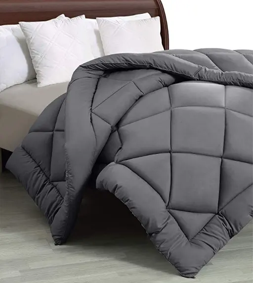 All Season Quilted Duvet Insert Goose Down Alternative Comforter