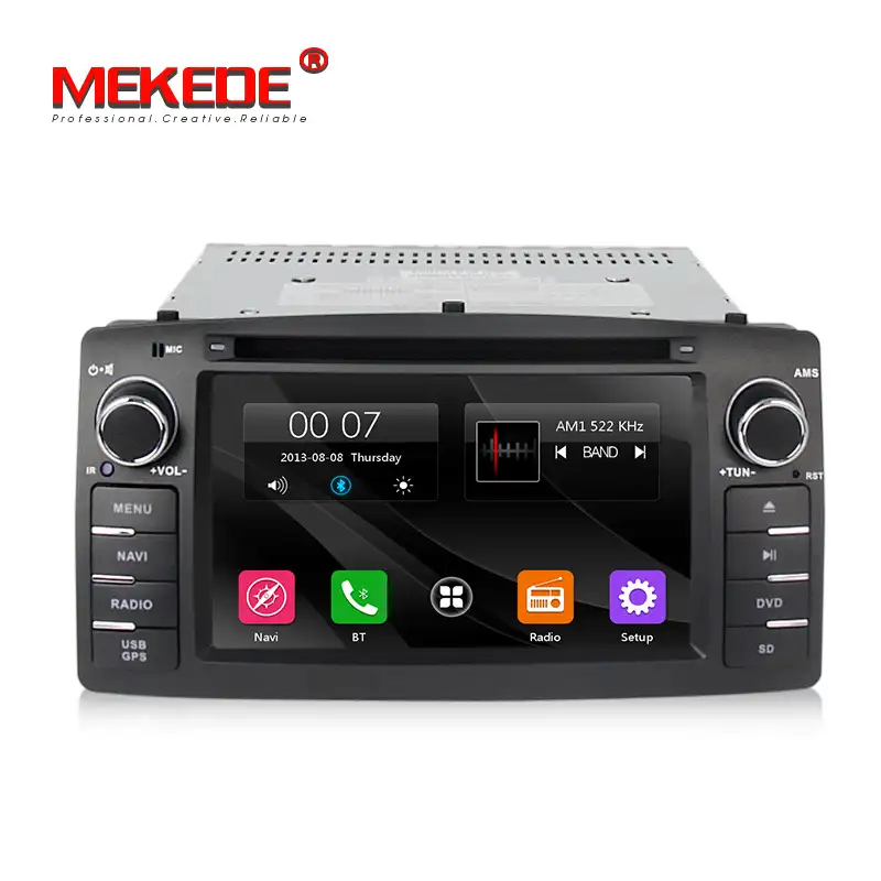 Mekede 6.2 "Wince6.0 2 Din HD 터치 스크린 자동차 라디오 플레이어 BYD F3 Toyota Corolla E120 자동차 DVD GPS 시스템 Wifi 공장 가격