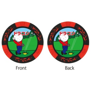 Logo personalizzato stampato su 2 lati Chip da poker in ABS/marcatori di palline da Golf in plastica promozionali Chip da Poker in plastica Chip da casinò all'ingrosso - Product Image 5