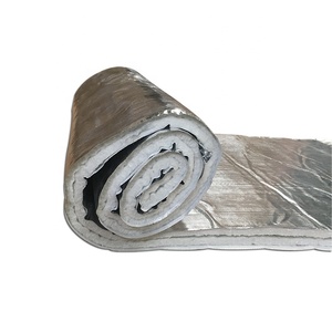 Résistant À la chaleur Ignifuge <span class=keywords><strong>Feutre</strong></span> Aiguilleté En Fiber de <span class=keywords><strong>verre</strong></span> couverture Avec Une Feuille D'aluminium - Product Image 5