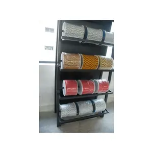 Wire Reel Storage Rack Cable Spool Organizer Shelves Adjustable Rod Levels