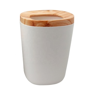 <strong>Large</strong> Plastic Standing <strong>Kitchen</strong> Round Waste <strong>Bin</strong> for Trash Storage - Product Image 1