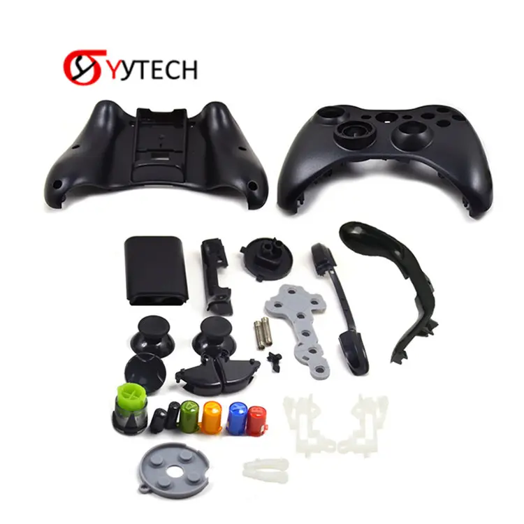 Syytech Full Set Tombol Pengganti Wireless Controller Shell Case untuk Xbox 360