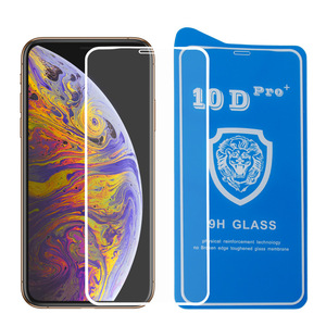 <span class=keywords><strong>Precio</strong></span> de fábrica <span class=keywords><strong>2019</strong></span> 9 H de la cubierta completa 10D de vidrio templado Protector de pantalla para <span class=keywords><strong>iPhone</strong></span> XS <span class=keywords><strong>XR</strong></span> Max X pantalla de seda - Product Image 2