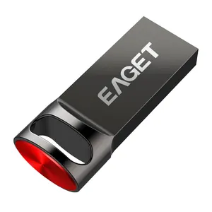 EAGET 64 GB حملة القلم USB 3.0 بفتحة يو إس بي محرك عالية السرعة بندريف PC الذاكرة U القرص الزنك سبائك فلاش USB عصا محمول