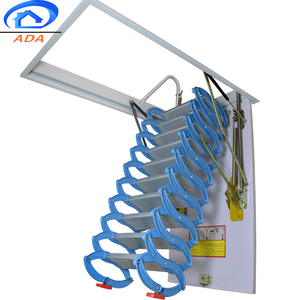 Populaire Pliant En Aluminium Coulissantes Échelles <span class=keywords><strong>de</strong></span> <span class=keywords><strong>Grenier</strong></span> - Product Image 1