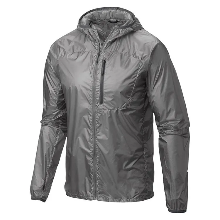 100% Polyester waterproof windproof jacket OEM customized fashion pullover wind jacket