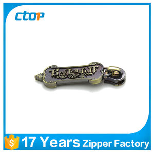 Venta caliente personalizada personal logo metal <span class=keywords><strong>cursor</strong></span> de la <span class=keywords><strong>cremallera</strong></span> y tirador - Product Image 4
