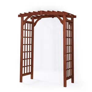 Xuất Hiện quyến rũ Thiết Kế Arbor Vườn Pergola Vòm Bằng Gỗ Cầu