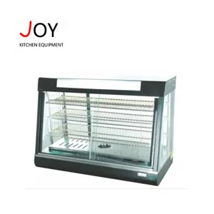 Joy 304 不锈钢电动鸡肉玻璃保暖展示