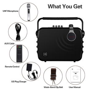 2018 Sản Phẩm Mới 60 wát Nhỏ <span class=keywords><strong>Pa</strong></span> Hệ Thống Loa Di Động Với Không Dây Microphone Cho Karaoke Ktv Đảng - Product Image 5