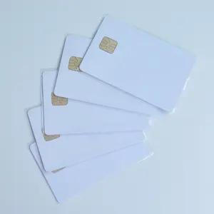 En blanco póngase en contacto con PVC SLE5542/5528 Chip Compatible con tarjeta de muestra gratis