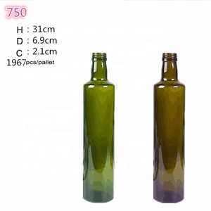 Bottiglia in Vetro Cilindrica Trasparente 750ml/250ml con Tappo a Vite, Contenitore <span class=keywords><strong>di</strong></span> Alta Qualità <span class=keywords><strong>per</strong></span> <span class=keywords><strong>Olio</strong></span> d'<span class=keywords><strong>Oliva</strong></span> Ambrato - Product Image 3
